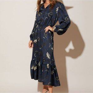 Tucker Juliette Dress in Silk Stretch Charmeuse Legacy Lace